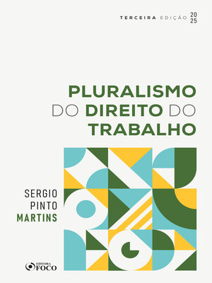 cover image of Pluralismo do Direito do Trabalho--3ª Ed--2025
